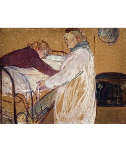 Henri de Toulouse-Lautrec, Zwei Frauen machen ein Bett. 1891