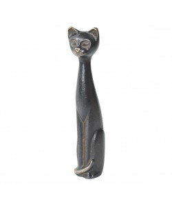 Kerstin Stark, Sitzende Katze, groß, 18cm