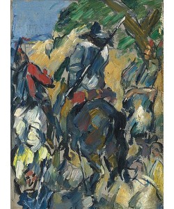Paul Cézanne, Don Quijote, Rückansicht. Um 1875