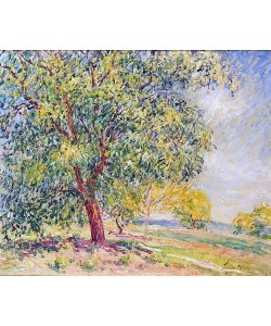 Alfred Sisley, Nußbäume bei Sablons.