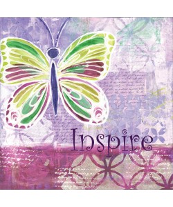 Erin Butson, BLUE AND GREEN BUTTERFLIES II