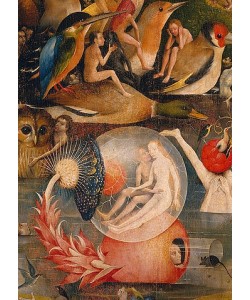 Hieronymus Bosch, Der Garten der Lüste. Detail der Mitteltafel.