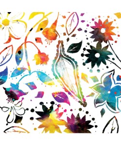 Jace Grey, COLORFUL FLORALS I