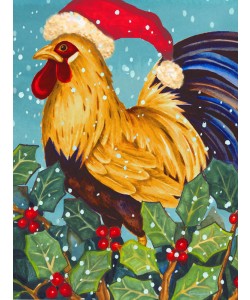 Laurie Korsgaden, CHRISTMAS ROOSTER