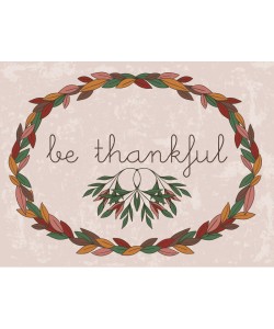 Laura Lobdell, HARVEST WREATH BE THANKFUL