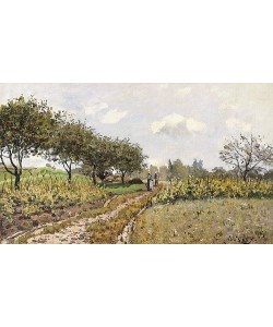Alfred Sisley, Die Landstraße (La Chemin dans la Campagne). 1876