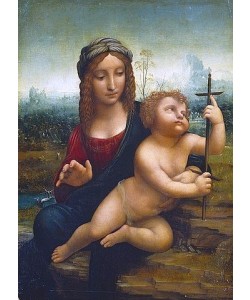 Leonardo da Vinci, Die Madonna mit der Spindel.