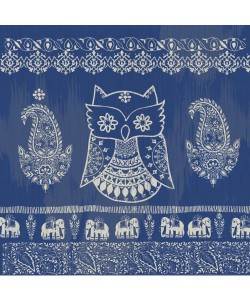 Ophelia & Co, BOHO OWL BLUE