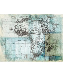 Jace Grey, AGED BLUE MAP I