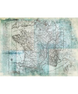 Jace Grey, AGED BLUE MAP II