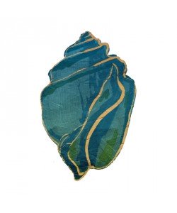 Jace Grey, TEAL GOLD TRIM I