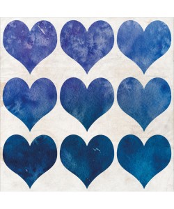 Kimberly Allen, WATERCOLOR HEARTS III