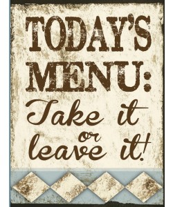 Melody Hogan, KITCHEN HUMOR BLUE I