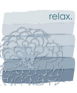 Melody Hogan, TRANQUIL SQUARES GRAY I