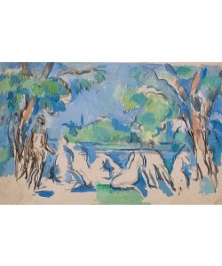 Paul Cézanne, Étude de baigneuses. / Die Badenden, Studie. Ca. 1902-06