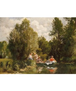 Pierre-Auguste Renoir, Der Teich bei Fees. / La Mare aux Fees. 1866.