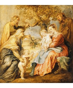Peter Paul Rubens, Die heilige Familie mit Elisabeth, Zacharias und Johannes dem Täufer.