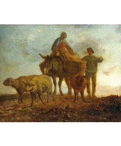 Jean-François Millet, Rückkehr vom Feld.