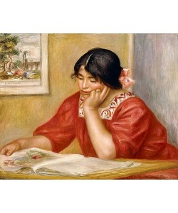 Pierre-Auguste Renoir, Leontine beim Lesen (Leontine Lisant). 1909