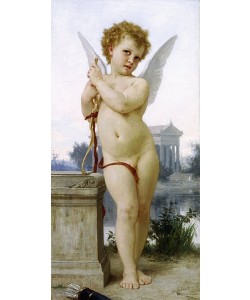 William Adolphe Bouguereau, Ausruhender Amor (L'Amour au Repos). 1891