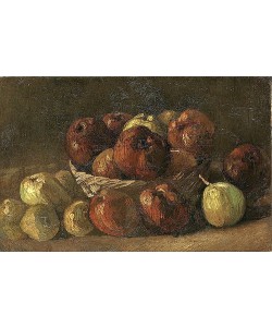 Vincent van Gogh, Stillleben: Korb mit Äpfeln. 1885.