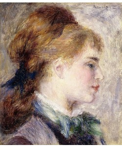Pierre-Auguste Renoir, Porträt von Nina Lopez (Blonde im Profil). 1876