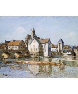 Alfred Sisley, Die Brücke von Moret. 1892