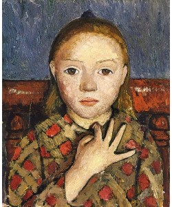 Paula Modersohn-Becker, Mädchenbildnis. 1905.