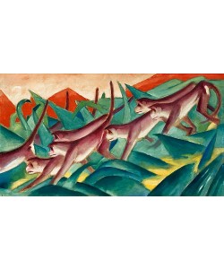 Franz Marc, Affenfries. 1911