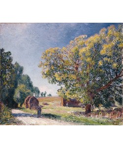 Alfred Sisley, Eine Lichtung in der Nähe eines Waldes (Autour de la forêt, une clairière). 1895