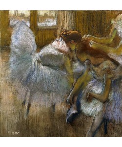 Edgar Degas, Tänzerinnen sich ausruhend (Danseuses au Repos). Um 1885