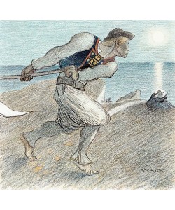 Théophile-Alexandre Steinlen, Der Sensenmann (Le Grand Faucheur).