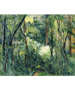 Paul Cézanne, Unterholz (Sous-bois). Um 1885