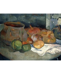 Paul Gauguin, Stilleben mit Koloquinten (Nature Morte aux Colquintes). 1889