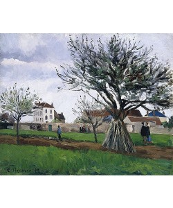 Camille Pissarro, Apfelbäume in Pontoise (Das Haus von Vater Gallien). 1868