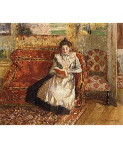 Camille Pissarro, Jeanne beim Lesen. 1899