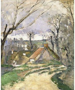Paul Cézanne, Häuser in Auvers (Les chaumières à Auvers). 1872-73