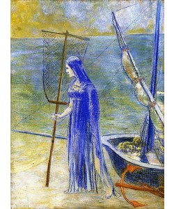 Odilon Redon, Die Fischerin. 1900