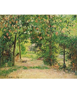 Camille Pissarro, Der Garten in Eragny im Frühling (Le Jardin au Printemps à Eragny). 1894