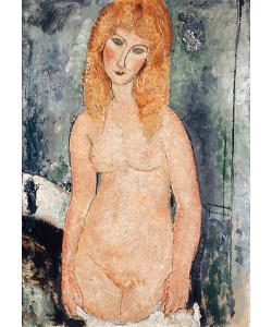 Amadeo Modigliani, Stehender Akt. Um 1917-18