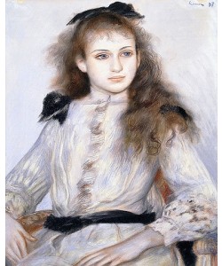 Pierre-Auguste Renoir, Porträt von Madeleine Adam. 1887