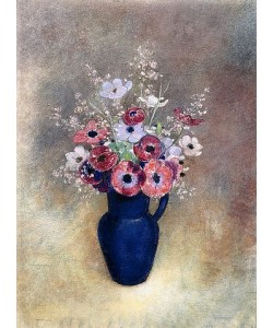 Odilon Redon, Anemonen in einem Krug (Anémones dans une Cruche). 1910-15