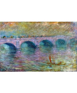 Claude Monet, Waterloo Bridge im Nebel (Waterloo Bridge, Brouillard). 1903