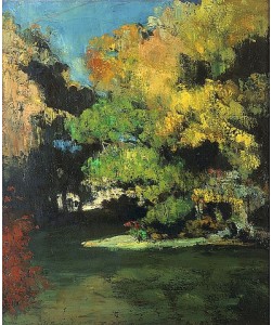 Paul Cézanne, Die Lichtung (La Clairière). Um 1867