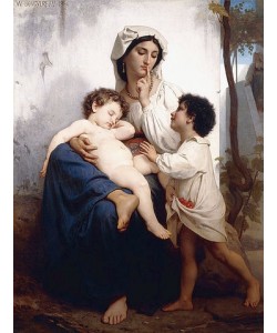 William Adolphe Bouguereau, Der Schlaf (Le Sommeil). 1864