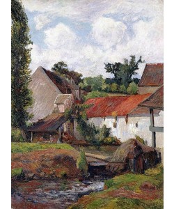Paul Gauguin, Bauernhof in Osny. 1883