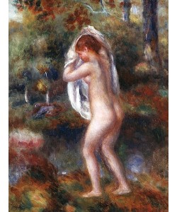 Pierre-Auguste Renoir, Badende sich ausziehend (Baigneuse se Déshabillant). 1897