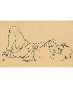 Egon Schiele, Liegende. 1918