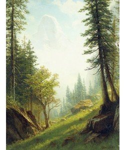 Albert Bierstadt, In den Berner Alpen.