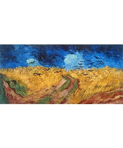 Vincent van Gogh, Weizenfeld mit Krähen. Auvers-sur-Oise, Juli 1890.